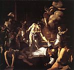 Caravaggio Canvas Paintings - The Martyrdom of St. Matthew